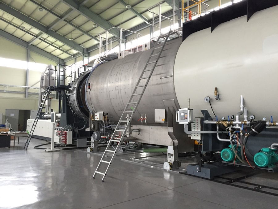 large diameter PP pipe extrusion line